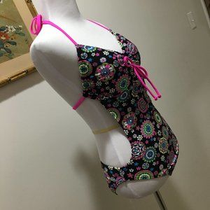 Y2K So Mod Floral Monokini